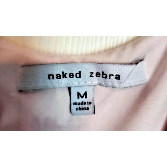 Naked Zebra Women Medium Pastel Flutter Short Sleeve Sheath Dress - Picture 3 of 12